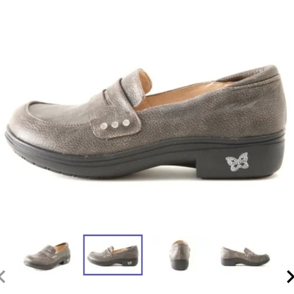 EUC ALEGRIA TAYLOR STONE WALL LOAFERS TAUPE BROWN SIZE 36 - Picture 8 of 14